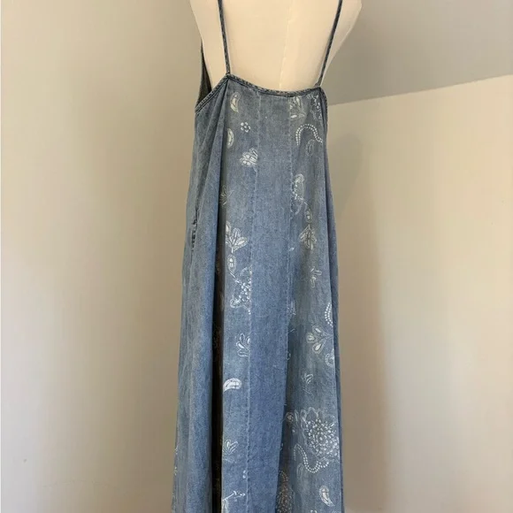 Free People EUC versatile denim maxi dress - Picture 5 of 8